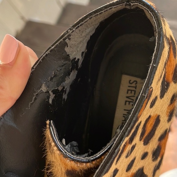 Steve Madden Platform Ankle-Boot Wedge High Heels. Cheetah Print. Size 6M - Picture 5 of 8